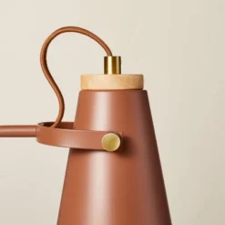 20" Metal Task Lamp With USB Port Terracotta Brown (Includes LED Light Bulb) - Hearth & Hand™ With Magnolia 8 20" Metal Task Lamp With USB Port Terracotta Brown (Includes LED Light Bulb) - Hearth & Hand™ With Magnolia -Decor Haven Shop GUEST 0119d441 dfda 41a0 98f0 523a37861806