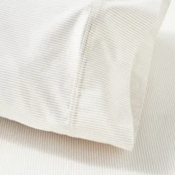 2pk Cotton Percale Microstripe Pillowcase Set - Hearth & Hand™ With Magnolia -Decor Haven Shop GUEST 014b9bf6 a7cf 4b8c a1b5 e80fb682a2ca