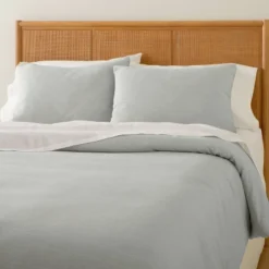 Heathered Stripe Comforter & Sham Set Jet Gray/Sour Cream - Hearth & Hand™ With Magnolia -Decor Haven Shop GUEST 0606b777 0300 43bb b1cd 22bbc6c3a7f5