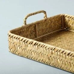 36" Extra-Large Natural Woven Basket Tray - Hearth & Hand™ With Magnolia -Decor Haven Shop GUEST 083542f0 e041 4044 94a4 4e728bb306d1