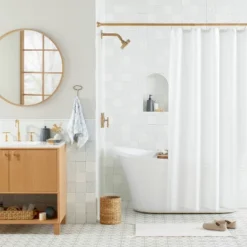 Boucle Stripe Shower Curtain Sour Cream - Hearth & Hand™ With Magnolia -Decor Haven Shop GUEST 0bd4ffac f976 4236 9640 31bb8e9ee626