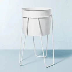 Powder-Coated Metal Planter White - Hearth & Hand™ With Magnolia -Decor Haven Shop GUEST 0ef79e31 41bb 41a0 9d3a 3df931a7f5d8