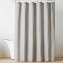 Crinkle Stripe Woven Shower Curtain - Hearth & Hand™ With Magnolia -Decor Haven Shop GUEST 12eccc21 15b6 4f53 9374 db40d0d2b19d