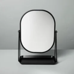Metal Vanity Flip Mirror With Tray Black - Hearth & Hand™ With Magnolia -Decor Haven Shop GUEST 13574fa1 cf56 44d4 9efc 97d75608755a