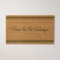 Home For The Holidays Coir Christmas Doormat Tan/Evergreen - Hearth & Hand™ With Magnolia 8 Home For The Holidays Coir Christmas Doormat Tan/Evergreen - Hearth & Hand™ With Magnolia -Decor Haven Shop GUEST 13b31cfc 46c8 48a4 aa5b b1d7b81bcdb7