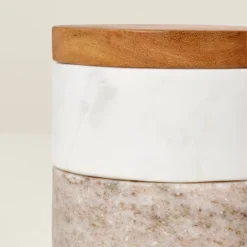 3pc Marble Stacking Salt & Pepper Cellar White/Warm Gray - Hearth & Hand™ With Magnolia 7 3pc Marble Stacking Salt & Pepper Cellar White/Warm Gray - Hearth & Hand™ With Magnolia -Decor Haven Shop GUEST 1511b512 a04d 4638 8b56 b59f269aa4b2