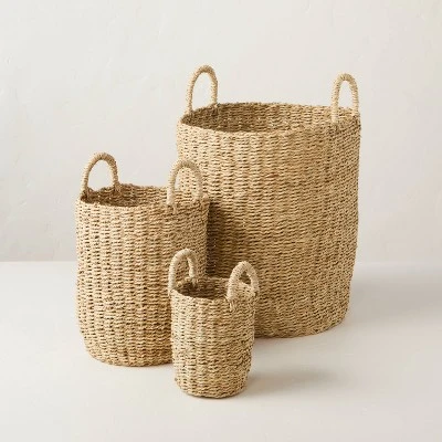 Large Twisted Seagrass Storage Basket - Hearth & Hand™ With Magnolia 4 Large Twisted Seagrass Storage Basket - Hearth & Hand™ With Magnolia - Image 2