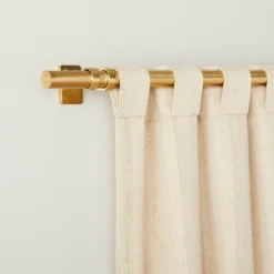 Fleck Stripe Leno Weave Curtain Panel Natural - Hearth & Hand™ With Magnolia -Decor Haven Shop GUEST 1f5ec473 c412 41e9 9654 b9d01af55308