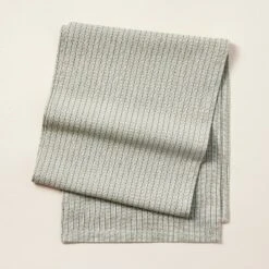 Textured Stripe Woven Table Runner Sage Green - Hearth & Hand™ With Magnolia -Decor Haven Shop GUEST 2782e5d5 f3c0 4120 8942 6bff0cdf22be
