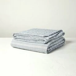 Alternating Stripe Matelassé Coverlet - Hearth & Hand™ With Magnolia -Decor Haven Shop GUEST 458eb939 d4f1 45d1 b471 244a8c72a4e1