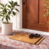Glad You're Here Coir Doormat Tan/Black - Hearth & Hand™ With Magnolia -Decor Haven Shop GUEST 495ba1d5 2e13 4a7a ab42 f7ad58583a2a