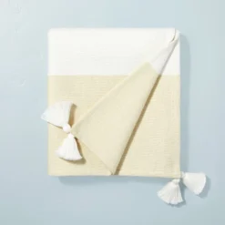 Tasseled Color Block Woven Throw Blanket - Hearth & Hand™ With Magnolia -Decor Haven Shop GUEST 49823eff bab3 42b1 9eed 76b0cb16af7e