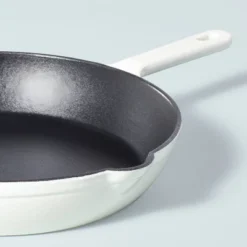12" Enameled Cast Iron Skillet Sour Cream - Hearth & Hand™ With Magnolia 4 12" Enameled Cast Iron Skillet Sour Cream - Hearth & Hand™ With Magnolia -Decor Haven Shop GUEST 52e7b059 4a81 41d8 a118 21a598837406