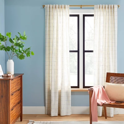 Decorative Screw Curtain Rod Brass Finish - Hearth & Hand™ With Magnolia 4 Decorative Screw Curtain Rod Brass Finish - Hearth & Hand™ With Magnolia - Image 2