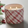 Plaid Ceramic Balsam & Berry Jar Christmas Candle Red 11oz - Hearth & Hand™ With Magnolia -Decor Haven Shop GUEST 66ccd4e1 b0b4 4c7a 8f4c 390656e2db19