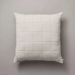 26"x26" Grid Lines Matelassé Euro Bed Pillow - Hearth & Hand™ With Magnolia 11 26"x26" Grid Lines Matelassé Euro Bed Pillow - Hearth & Hand™ With Magnolia -Decor Haven Shop GUEST 7280e9cd ab8a 49a9 9d07 768157928abe