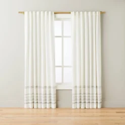Engineered Hem Stripes Curtain Panel Cream/Gray - Hearth & Hand™ With Magnolia 11 Engineered Hem Stripes Curtain Panel Cream/Gray - Hearth & Hand™ With Magnolia -Decor Haven Shop GUEST 743f48fe 2c11 440f a426 eae94b06c663