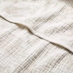 Floral Gauze Jacquard Bed Throw Tonal Cream - Hearth & Hand™ With Magnolia -Decor Haven Shop GUEST 845becc8 e3b6 418e b4cb a6243b53730e