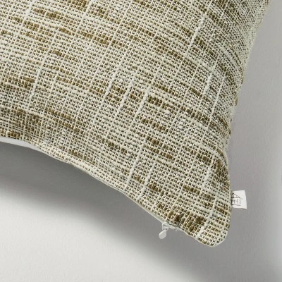 18"x18" Vertical Color Block Square Throw Pillow - Hearth & Hand™ With Magnolia 5 18"x18" Vertical Color Block Square Throw Pillow - Hearth & Hand™ With Magnolia - Image 3