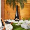 Wood Burning Outdoor Metal Fire Pit Chimenea Black - Hearth & Hand™ With Magnolia -Decor Haven Shop GUEST 889681dc 4ca2 4766 9df7 8e310935d64d