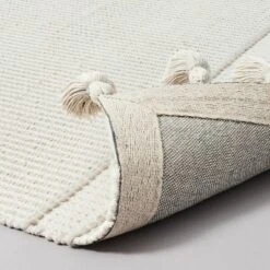 Texture Border Stripe Rug Cream/Silver Gray - Hearth & Hand™ With Magnolia -Decor Haven Shop GUEST 94669fa7 9809 4e40 99dd 993073cf36dc