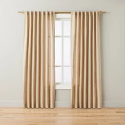 Fleck Stripe Leno Weave Curtain Panel Natural - Hearth & Hand™ With Magnolia -Decor Haven Shop GUEST 9976e7d5 9983 49c8 a432 f89edf15ed43