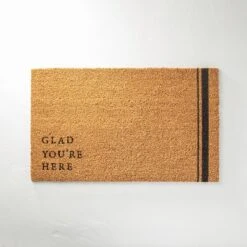 Glad You're Here Coir Doormat Tan/Black - Hearth & Hand™ With Magnolia -Decor Haven Shop GUEST 9d97dd76 0e01 4045 8d97 41d7d05c60bb