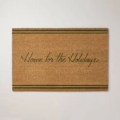 Home For The Holidays Coir Christmas Doormat Tan/Evergreen - Hearth & Hand™ With Magnolia 9 Home For The Holidays Coir Christmas Doormat Tan/Evergreen - Hearth & Hand™ With Magnolia -Decor Haven Shop GUEST 9e509adc f297 45c1 9bfc 1446110a5518