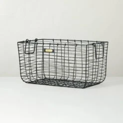 Wire Storage Basket Black - Hearth & Hand With Magnolia -Decor Haven Shop GUEST b22a1734 78e8 485f ac33 f45b9366683c