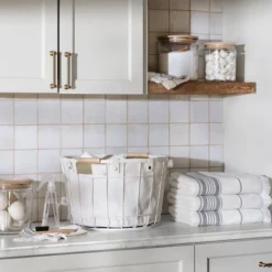 Wire & Fabric Laundry Hamper Sour Cream - Hearth & Hand™ With Magnolia 10 Wire & Fabric Laundry Hamper Sour Cream - Hearth & Hand™ With Magnolia -Decor Haven Shop GUEST bd1a9ff9 9efb 4e55 9efa 921125c2aa2d