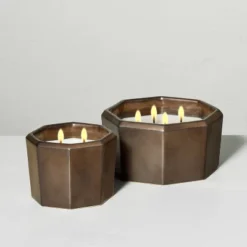 Octagonal Ceramic Cashmere & Suede Fall Jar Candle Metallic Bronze - Hearth & Hand™ With Magnolia -Decor Haven Shop GUEST c2d76d0f 821b 4b02 b2fe 1a79665ccca4 2