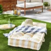 Bold Stripe Indoor/Outdoor French Floor Cushion Gold/Cream - Hearth & Hand™ With Magnolia 1 Bold Stripe Indoor/Outdoor French Floor Cushion Gold/Cream - Hearth & Hand™ With Magnolia -Decor Haven Shop GUEST c3362cf9 ed6a 4866 a741 36c34f07b859