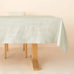 Textured Stripe Rectangular Woven Tablecloth Sage Green - Hearth & Hand™ With Magnolia 7 Textured Stripe Rectangular Woven Tablecloth Sage Green - Hearth & Hand™ With Magnolia -Decor Haven Shop GUEST c3a01842 e96b 47be ad99 0a36d4393dc6