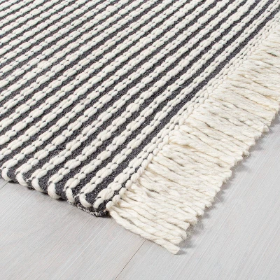 Textured Stripe Area Rug - Hearth & Hand™ With Magnolia 3 Textured Stripe Area Rug - Hearth & Hand™ With Magnolia