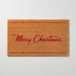 Merry Christmas Coir Doormat Tan/Red - Hearth & Hand™ With Magnolia 7 Merry Christmas Coir Doormat Tan/Red - Hearth & Hand™ With Magnolia -Decor Haven Shop GUEST cff9aae3 34b2 4a2b 937a 28c875ecea82