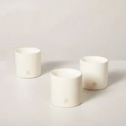 9oz Basil/Lemon/Thyme Speckled Ceramic Kitchen Candle Set - Hearth & Hand™ With Magnolia -Decor Haven Shop GUEST d138ed3a 6639 4a87 8c18 f93d263a50a1