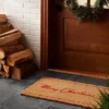 Merry Christmas Coir Doormat Tan/Red - Hearth & Hand™ With Magnolia