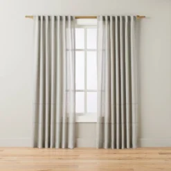 Lace Insert Sheer Curtain Panel - Hearth & Hand™ With Magnolia -Decor Haven Shop GUEST e88640d0 85a5 44e2 a3cc c3a3935d2f44