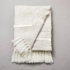 Heathered Stripe Woven Throw Blanket - Hearth & Hand™ With Magnolia 9 Heathered Stripe Woven Throw Blanket - Hearth & Hand™ With Magnolia -Decor Haven Shop GUEST e8ea1114 2902 4a51 958f f35475e1447e