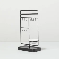 Jewelry Organization Stand Matte Black - Hearth & Hand™ With Magnolia -Decor Haven Shop GUEST e8eaa103 6c89 4910 8c79 3a4b82bc5f37