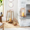 Raised Metal & Glass Pillar Candle Lantern Copper - Hearth & Hand™ With Magnolia 2 Raised Metal & Glass Pillar Candle Lantern Copper - Hearth & Hand™ With Magnolia -Decor Haven Shop GUEST fe8afb3a 65ab 4b11 8f45 27a0dbd3d2dd